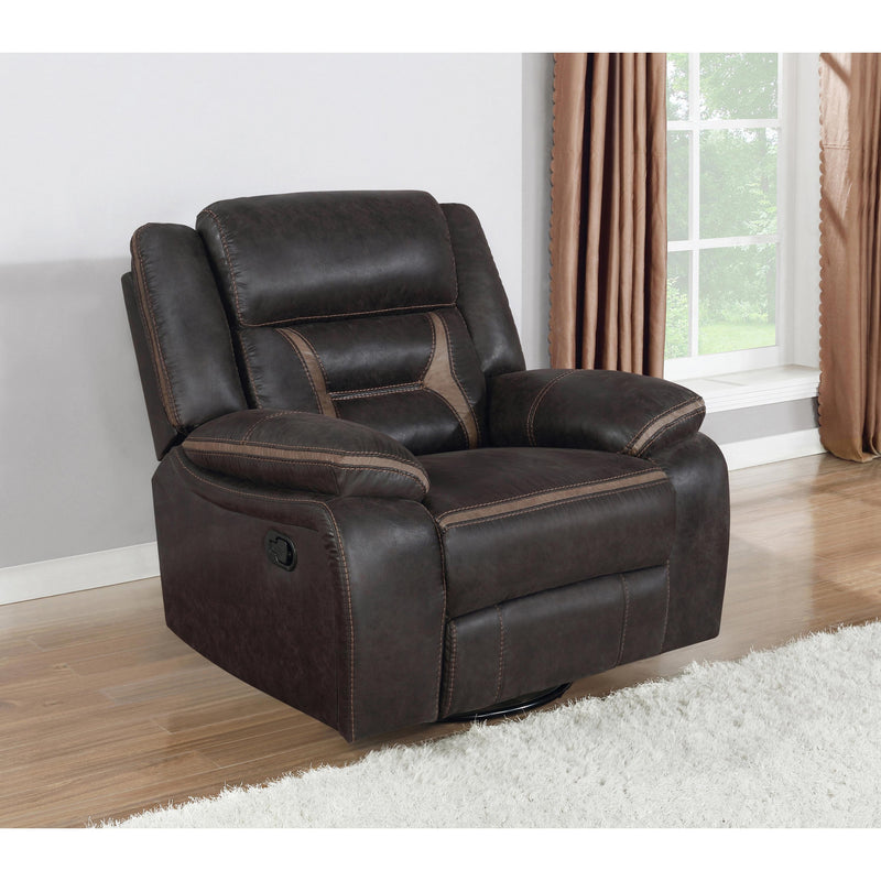 Coaster Furniture Greer Glider Leatherette Recliner 651356 IMAGE 3