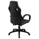  Coaster Furniture Carlos 881426 Upholstered Adjustable Home Office Desk Chair - Black IMAGE 4