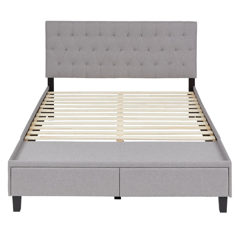 Weekender Morris King Upholstered Platform Bed with Storage WKXCKKST04D2SB IMAGE 2