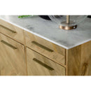  Coaster Furniture Keaton 951138 3-door Marble Top Herringbone Accent Cabinet - Natural IMAGE 12