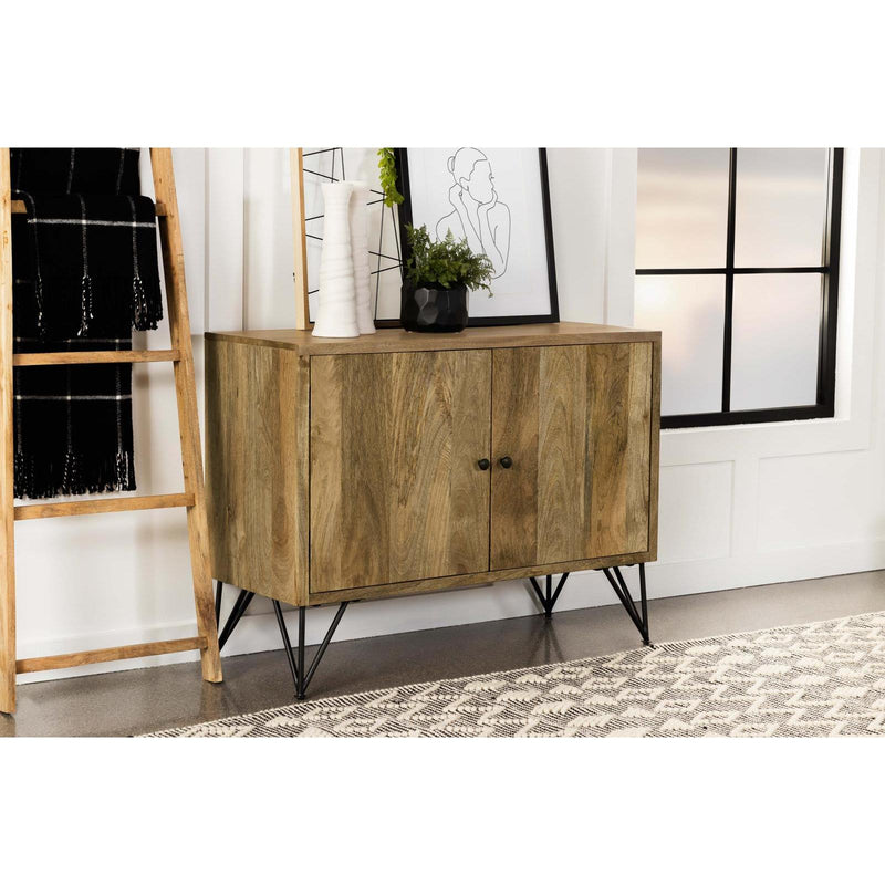 Coaster Furniture Eileen 959651 Rectangular 2-Door Accent Cabinet - Natural IMAGE 2