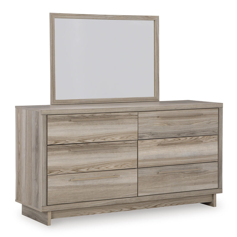 Signature Design by Ashley Hasbrick 6-Drawer Dresser with Mirror B2075-231/B2075-36 IMAGE 1