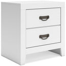  Signature Design by Ashley Binterglen B427-92 Two Drawer Night Stand IMAGE 1