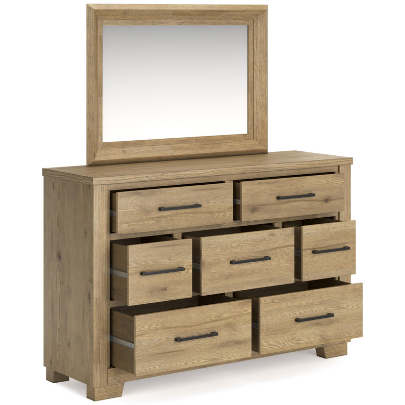 Signature Design by Ashley Galliden 7-Drawer Dresser with Mirror B841-31/B841-36 IMAGE 2