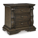 Signature Design by Ashley Maylee B947-93 Three Drawer Night Stand IMAGE 1