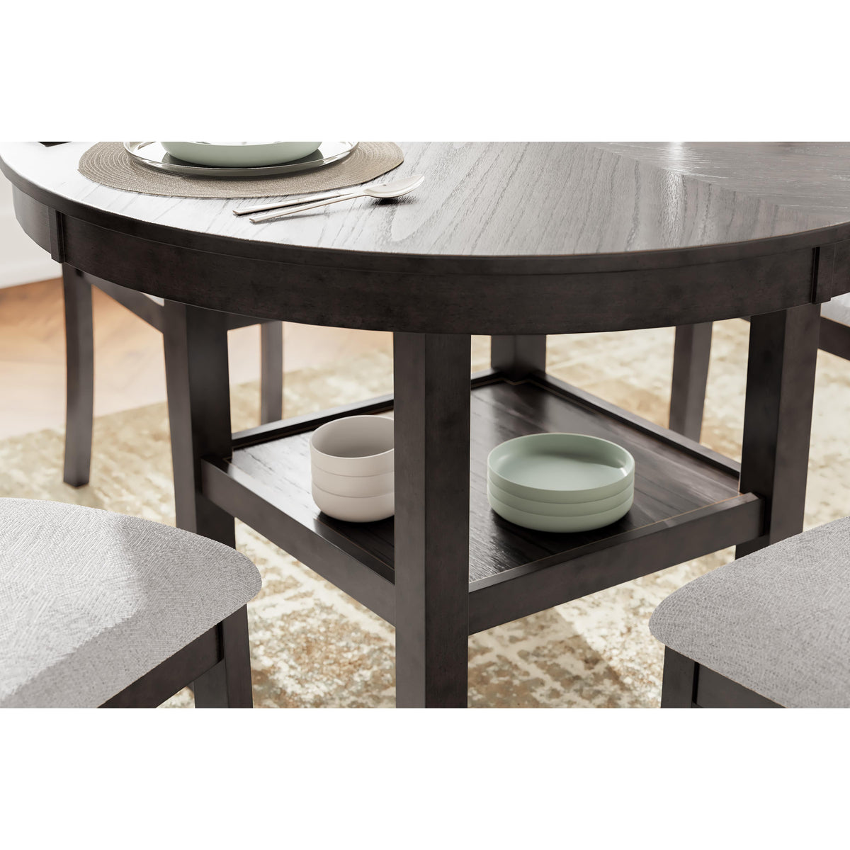 テーブル Signature Design by Ashley Langwest D422-225 Dining Room Table Set