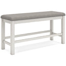  Signature Design by Ashley Robbinsdale D642-09 Double Counter Upholstered Bench IMAGE 1