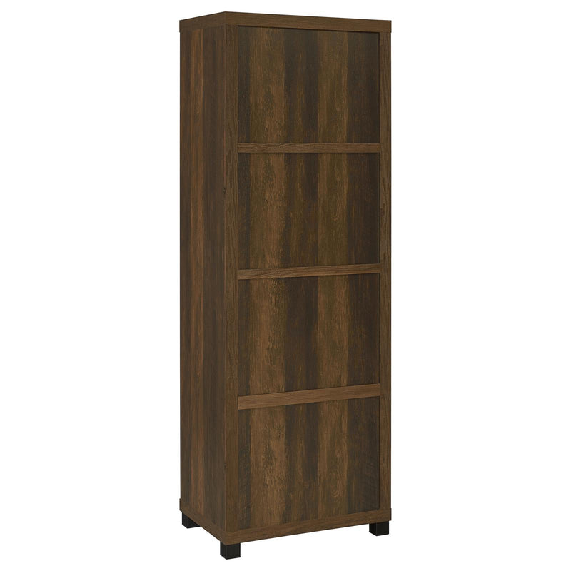 Coaster Furniture Sachin 707736 3-shelf Media Tower With Storage Cabinet - Dark Pine IMAGE 6