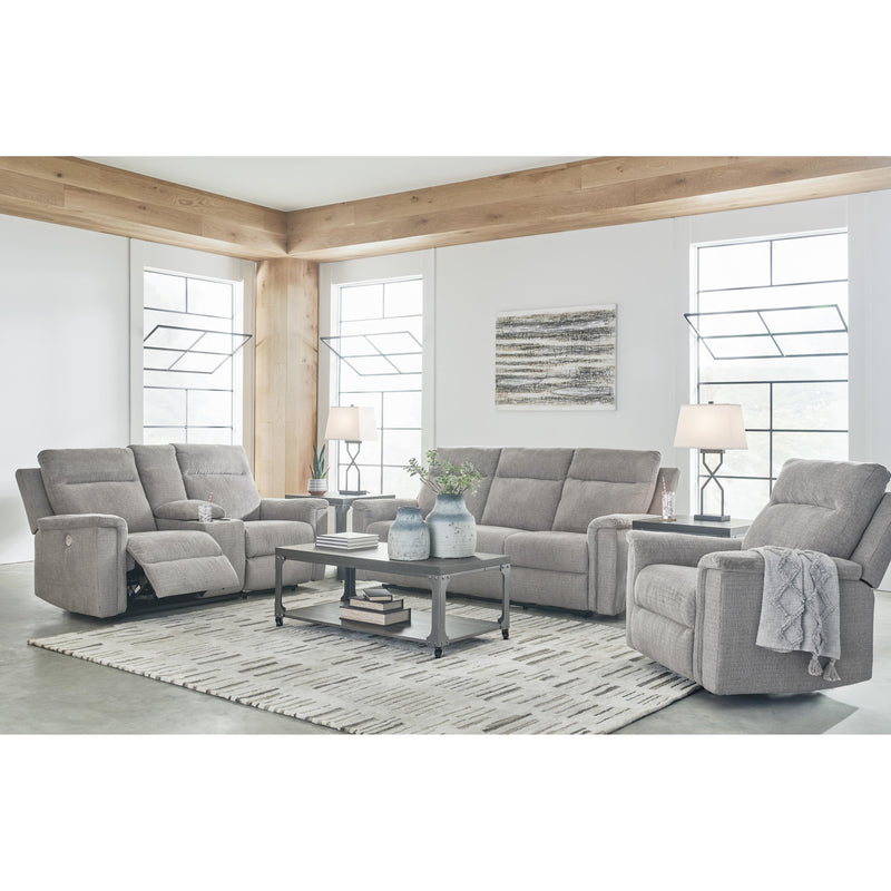 Signature Design by Ashley Barnsana Power Reclining Fabric Loveseat with Console 3320196 IMAGE 14