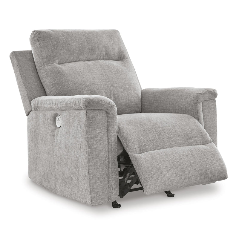 Signature Design by Ashley Barnsana Power Rocker Fabric Recliner 3320198 IMAGE 2