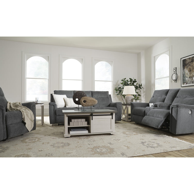 Signature Design by Ashley Barnsana Power Reclining Fabric Loveseat with Console 3320296 IMAGE 10