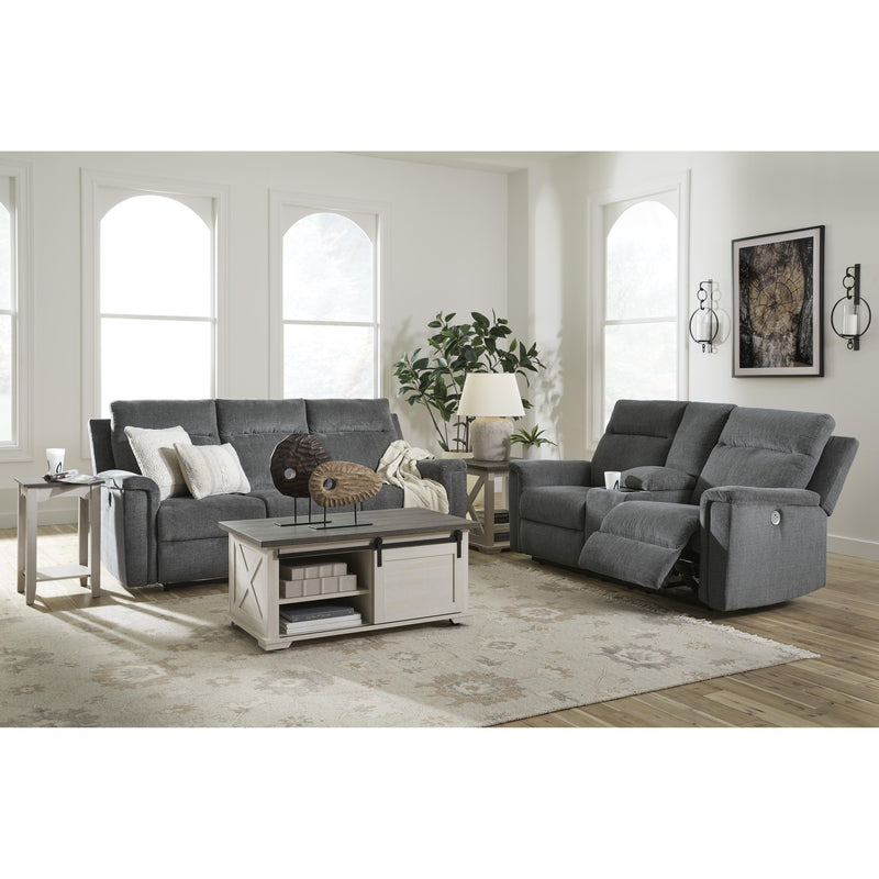 Signature Design by Ashley Barnsana Power Reclining Fabric Loveseat with Console 3320296 IMAGE 14