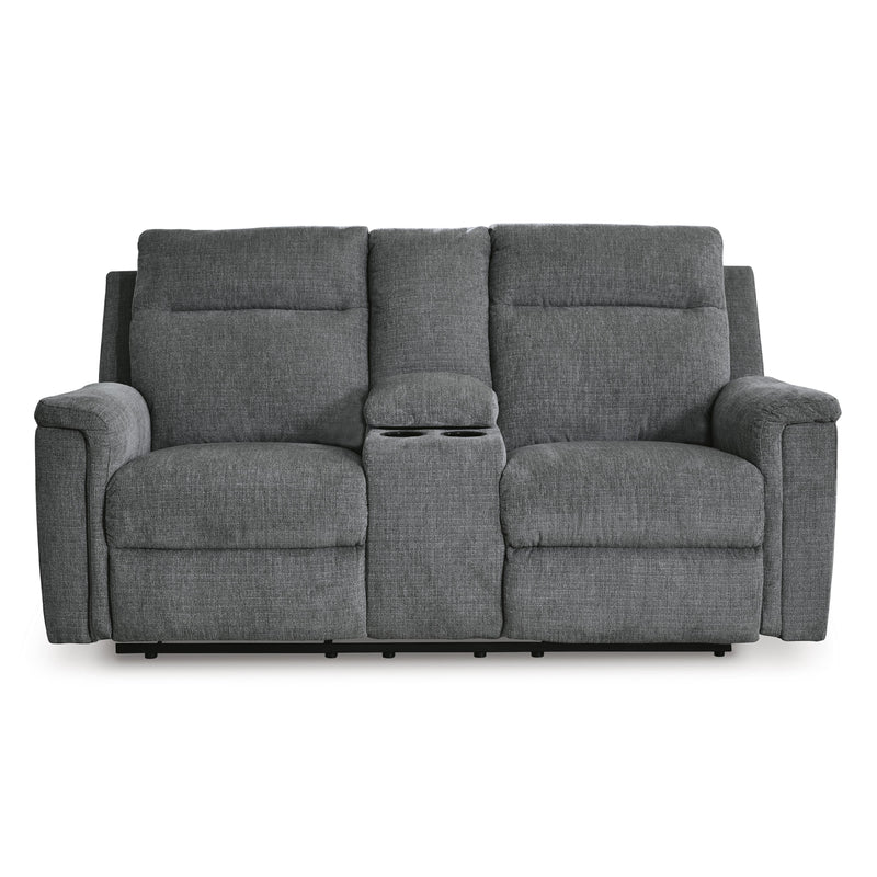 Signature Design by Ashley Barnsana Power Reclining Fabric Loveseat with Console 3320296 IMAGE 3