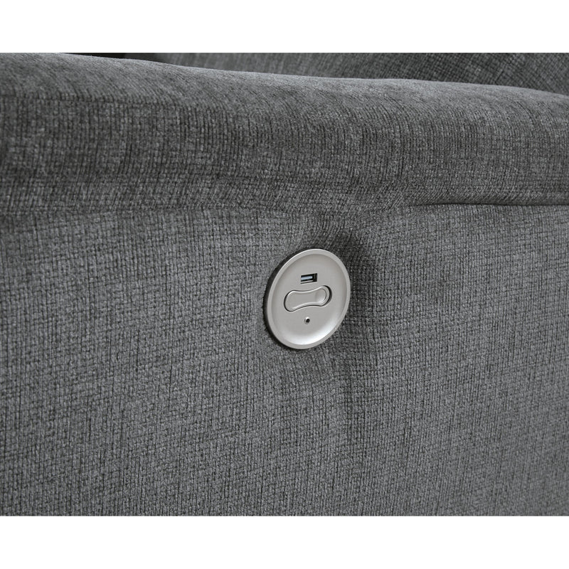 Signature Design by Ashley Barnsana Power Reclining Fabric Loveseat with Console 3320296 IMAGE 8