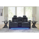  Signature Design by Ashley Fyne-Dyme 3660318 Power Reclining Loveseat with Console and Adjustable Headrest IMAGE 7