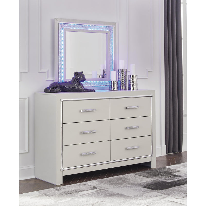 Signature Design by Ashley Zyniden 6-Drawer Dresser with Mirror B2114-31/B2114-36 IMAGE 3