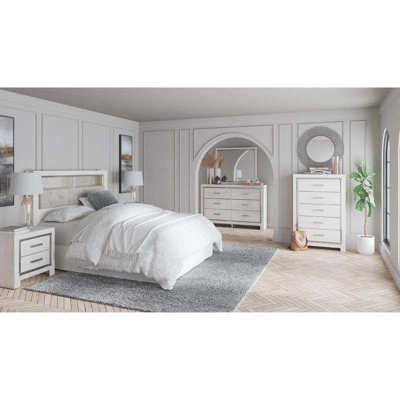 Signature Design by Ashley Altyra B2640-65 Queen Upholstered Panel Bookcase Headboard IMAGE 8