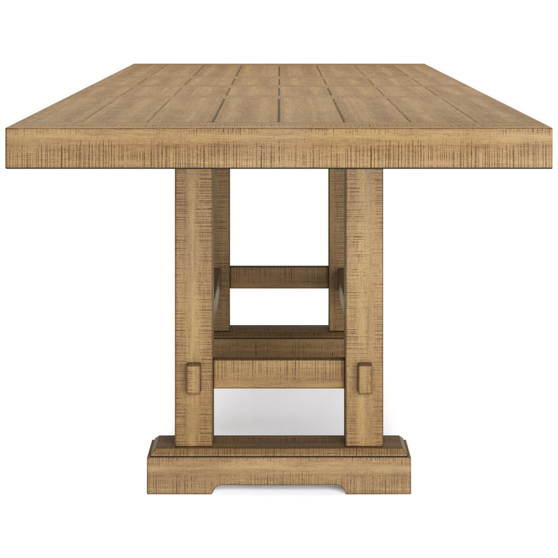 Signature Design by Ashley Havonplane Counter Height Dining Table with Trestle Base D773-32 IMAGE 3