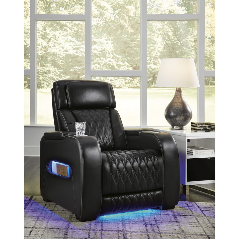 Signature Design by Ashley Boyington Power Leather Match Recliner U2710613 IMAGE 7