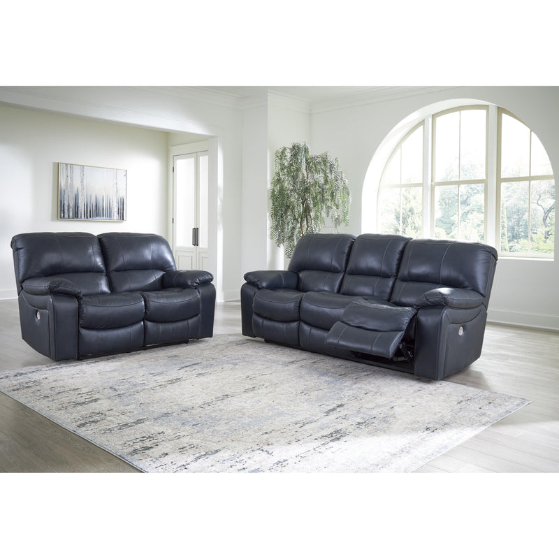 Signature Design by Ashley Leesworth Power Reclining Leather Match Sofa U4380987 IMAGE 9