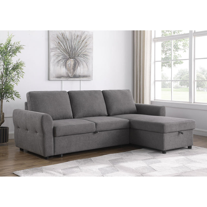 Coaster Furniture Samantha Fabric Sleeper Sectional 511088 IMAGE 2