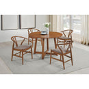  Coaster Furniture Dinah 108472 Wood Wishbone Dining Side Chair - Walnut IMAGE 10