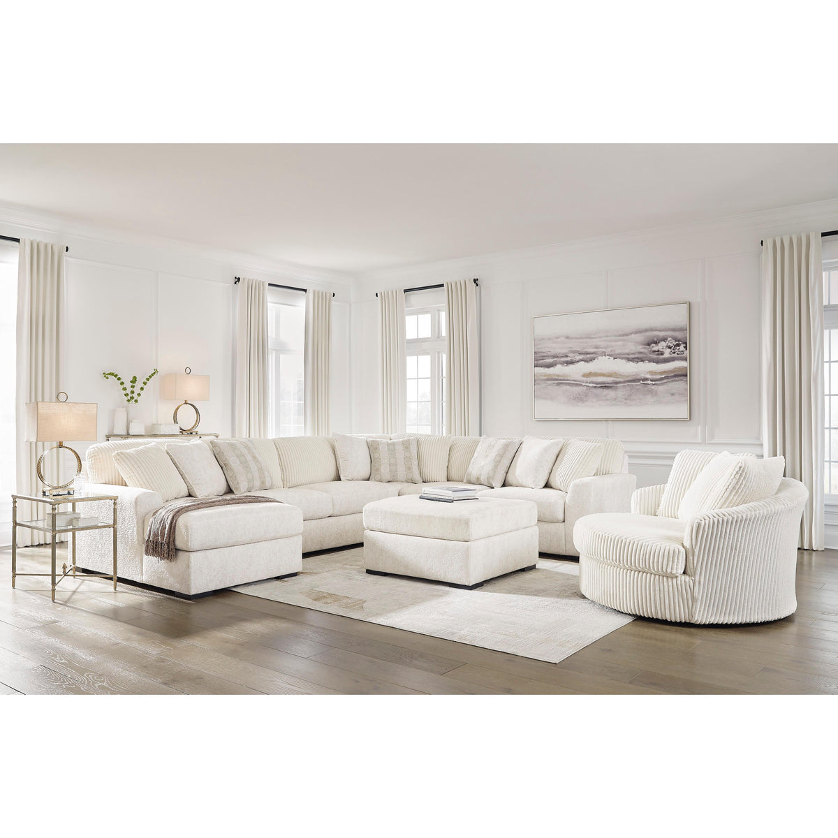 Signature Design by Ashley Chessington 61904S3 4 pc Sectional with Cha