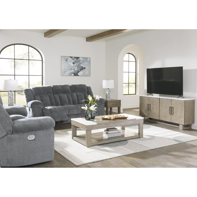 Signature Design by Ashley Tip-Off Power Reclining Fabric Loveseat with Console 6930418 IMAGE 12