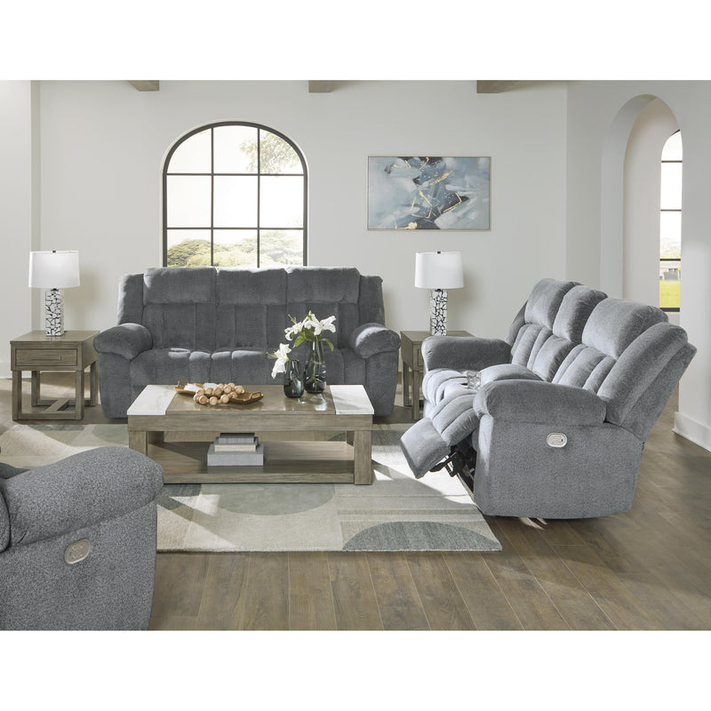 Signature Design by Ashley Tip-Off Power Reclining Fabric Loveseat with Console 6930418 IMAGE 16