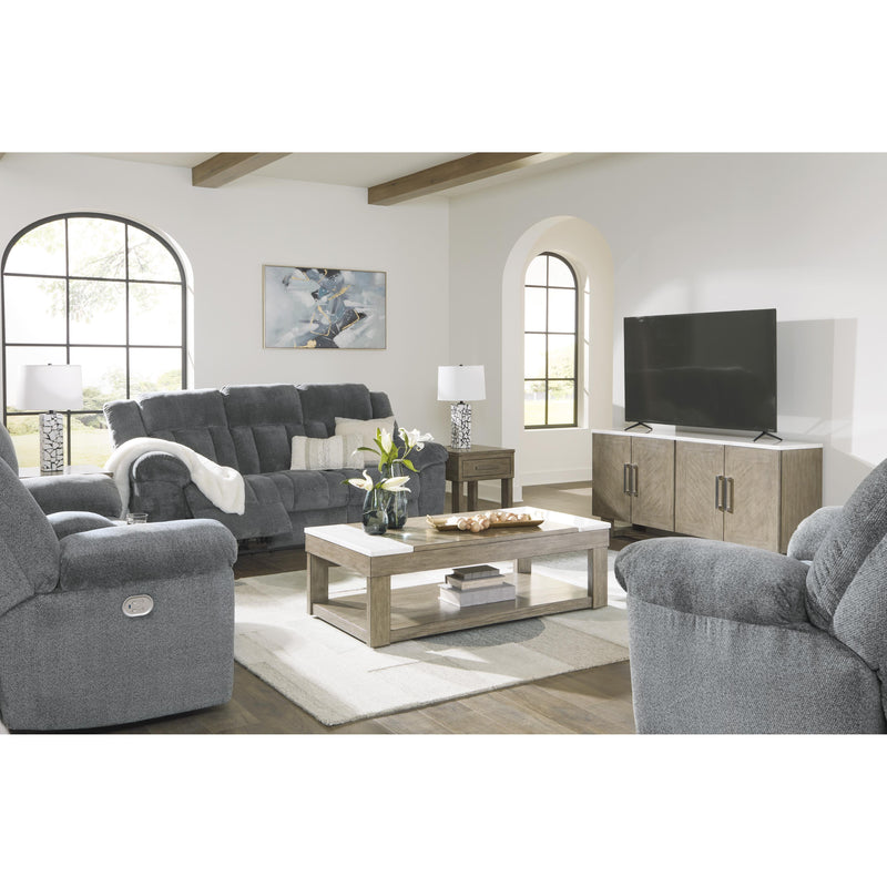 Signature Design by Ashley Tip-Off Power Reclining Fabric Loveseat with Console 6930418 IMAGE 18