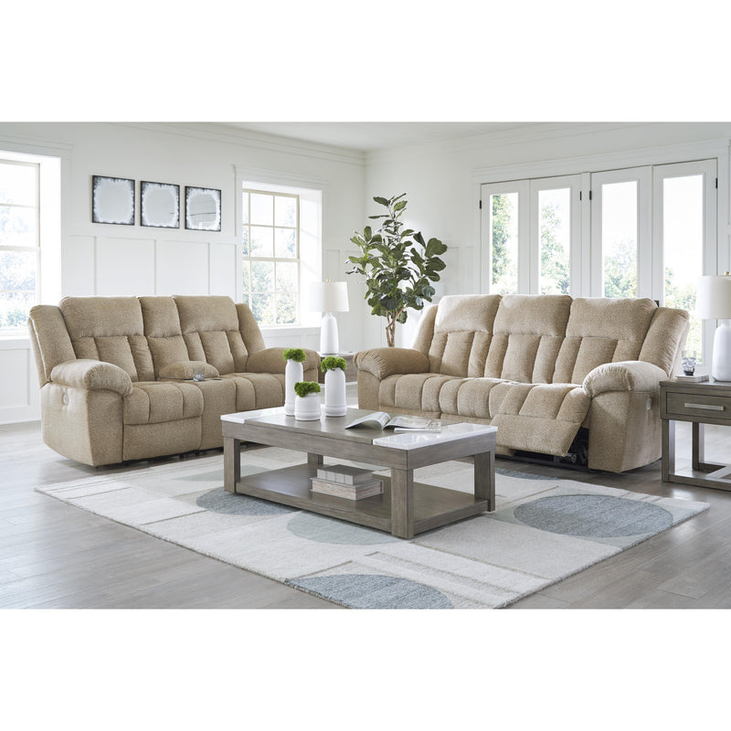 Signature Design by Ashley Tip-Off Power Reclining Fabric Loveseat with Console 6930518 IMAGE 12