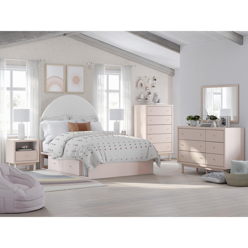 Signature Design by Ashley Wistenpine 6-Drawer Dresser with Mirror B1323-221/B1323-36 IMAGE 10