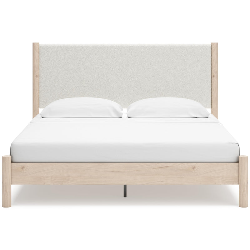 Signature Design by Ashley Cadmori King Upholstered Panel Bed B2615-58/B2615-56/B100-14 IMAGE 2