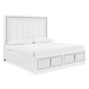 Signature Design by Ashley Chalanna King Upholstered Bed with Storage B822-58/B822-56S/B822-97 IMAGE 1