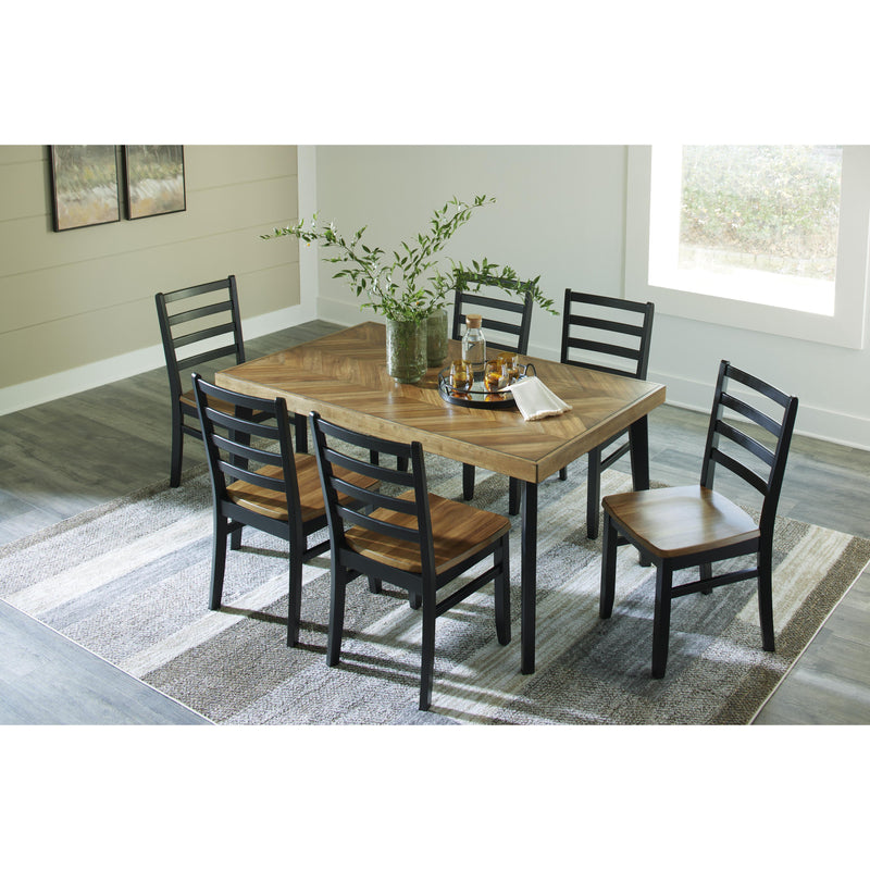 Signature Design by Ashley Blondon 7 pc Dinette D413-425 IMAGE 11