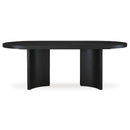  Signature Design by Ashley Rowanbeck D821-25 Oval Dining Room Table IMAGE 2
