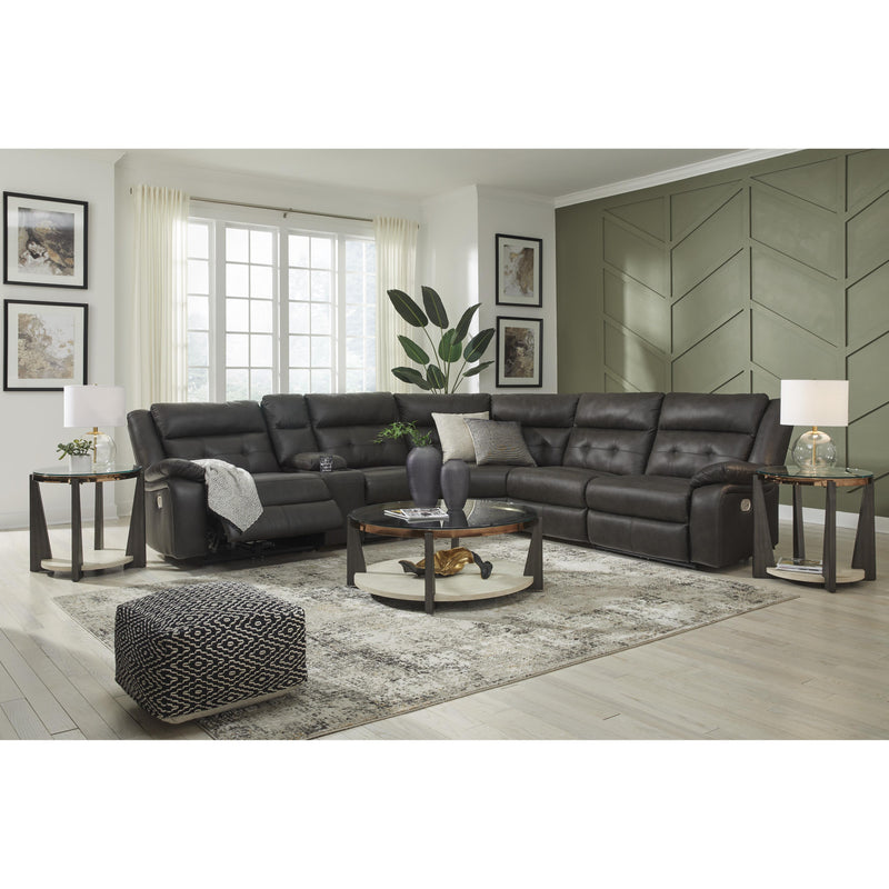 Signature Design by Ashley Mackie Pike Power Reclining Leather Match 6 pc Sectional U4330531/U4330546/U4330557/U4330558/U4330562/U4330577 IMAGE 5