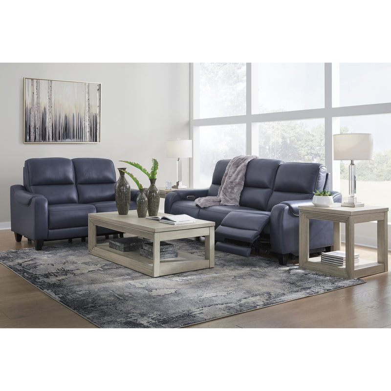 Signature Design by Ashley Mercomatic Power Reclining Leather Match Loveseat U7531114 IMAGE 10