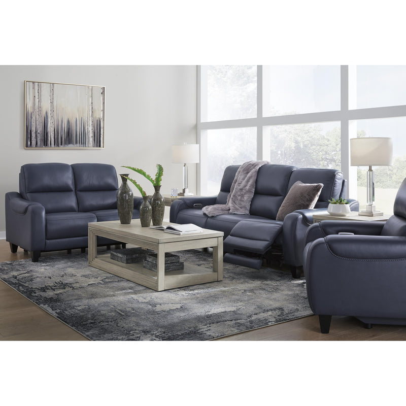 Signature Design by Ashley Mercomatic Power Reclining Leather Match Loveseat U7531114 IMAGE 13