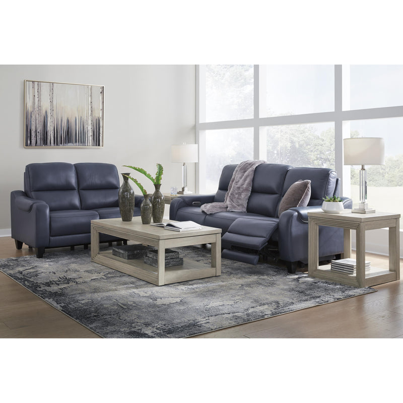 Signature Design by Ashley Mercomatic Power Reclining Leather Match Sofa U7531115 IMAGE 11