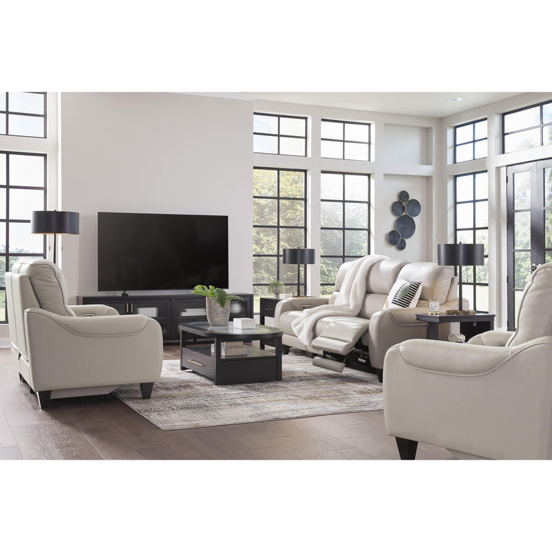 Signature Design by Ashley Mercomatic Power Reclining Leather Match Loveseat U7531214 IMAGE 14