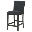  Coaster Furniture Alba 123139 Boucle Upholstered Counter Chair - Black IMAGE 4