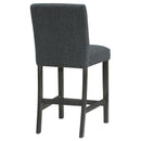  Coaster Furniture Alba 123139 Boucle Upholstered Counter Chair - Black IMAGE 8