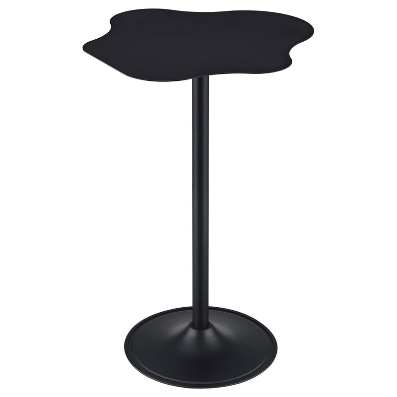 Coaster Furniture Round Keanu Pub Height Dining Table with Metal Top and Pedestal Base 182230 IMAGE 4