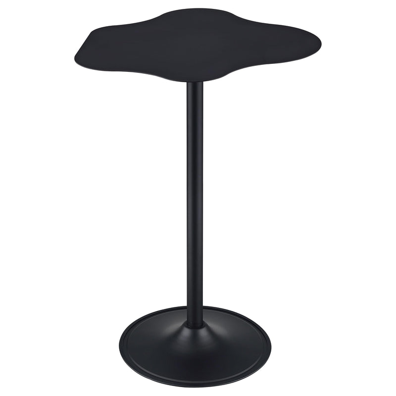 Coaster Furniture Round Keanu Pub Height Dining Table with Metal Top and Pedestal Base 182230 IMAGE 5