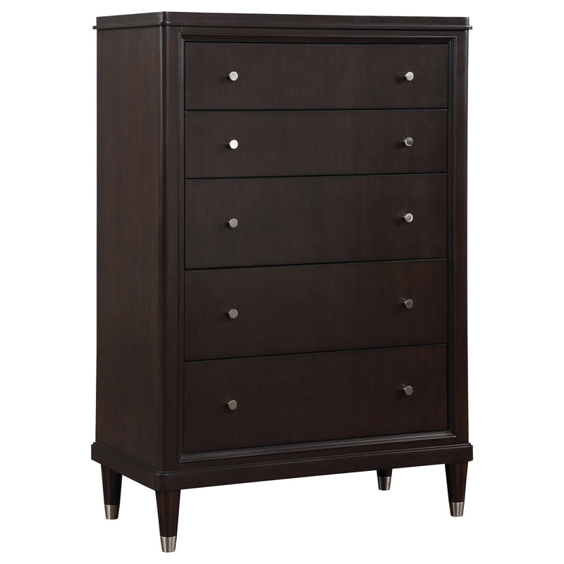 Coaster Furniture Emberlyn 223065 5-Drawer Bedroom Chest - Brown Coaster Furniture Emberlyn 223065 5-Drawer Bedroom Chest - Brown