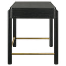  Coaster Furniture Arini 224337 2-Drawer Vanity Desk Makeup Table - Black IMAGE 10