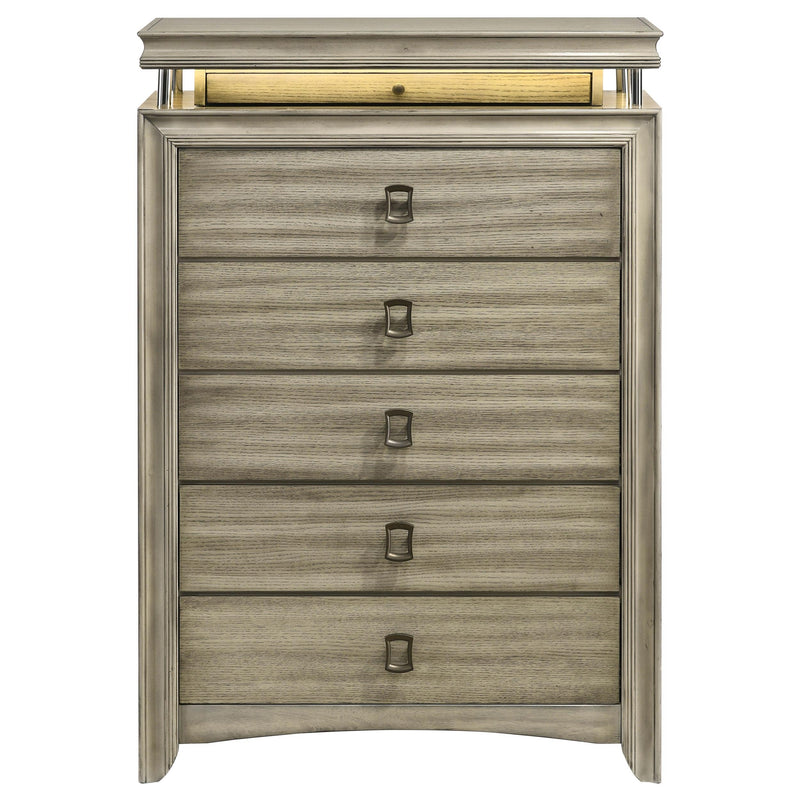 Coaster Furniture Giselle 6-Drawer Chest 224395 IMAGE 3