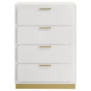 Coaster Furniture Caraway 4-Drawer Chest 224775 IMAGE 3