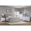  Coaster Furniture Wren 302052KE Upholstered Eastern King Panel Bed - Grey IMAGE 5